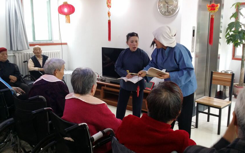 济南燕柳老年公寓老人幸福生活